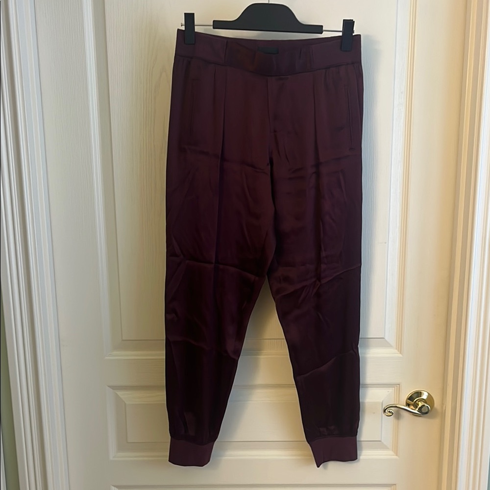 Elegant Women’s Plum Dress Pants by ATM